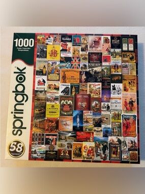 Vintage Whiskey & Scotch Labels/Ads 1000pc Jigsaw Puzzle